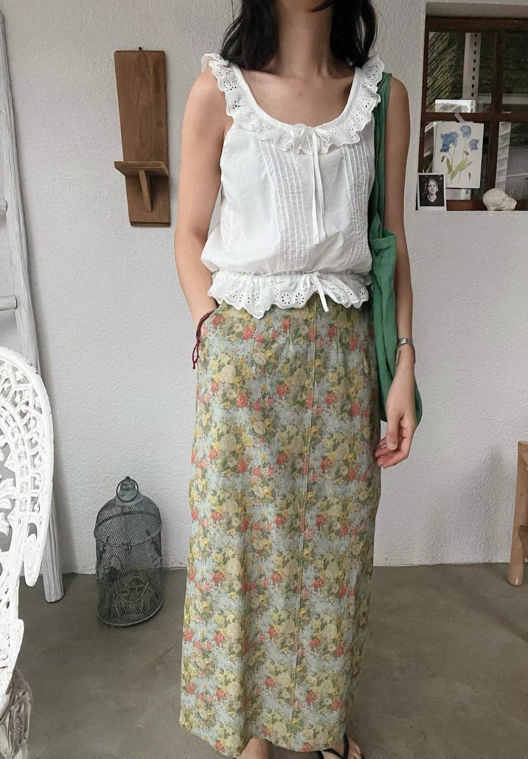 LAGRASS韓國代購㊣女士新品熱賣休閑人氣時尚25秋冬推薦長裙LAGRASS長裙