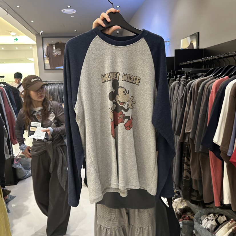 CREDITO韓國代購㊣女裝新品人氣25秋冬熱賣推薦休閑長袖T恤CREDITO長袖T恤