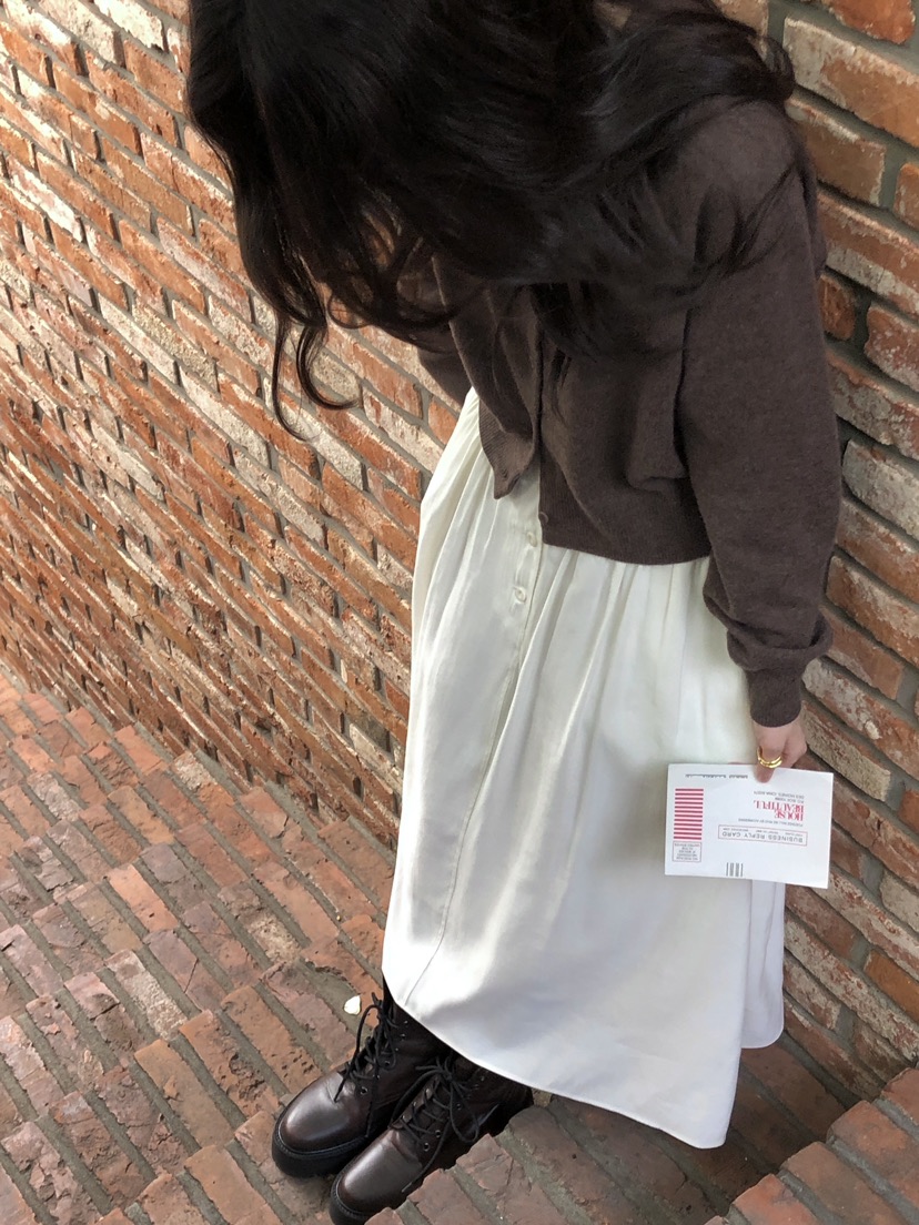 ERUME韓國代購㊣女士新品熱賣人氣時尚職業真品25秋冬推薦長裙ERUME長裙