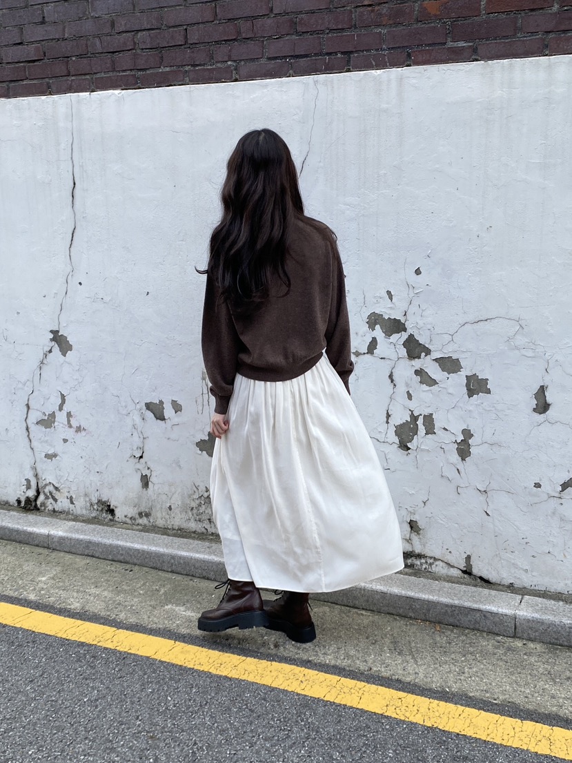 ERUME韓國代購㊣女士新品熱賣人氣時尚職業真品25秋冬推薦長裙ERUME長裙