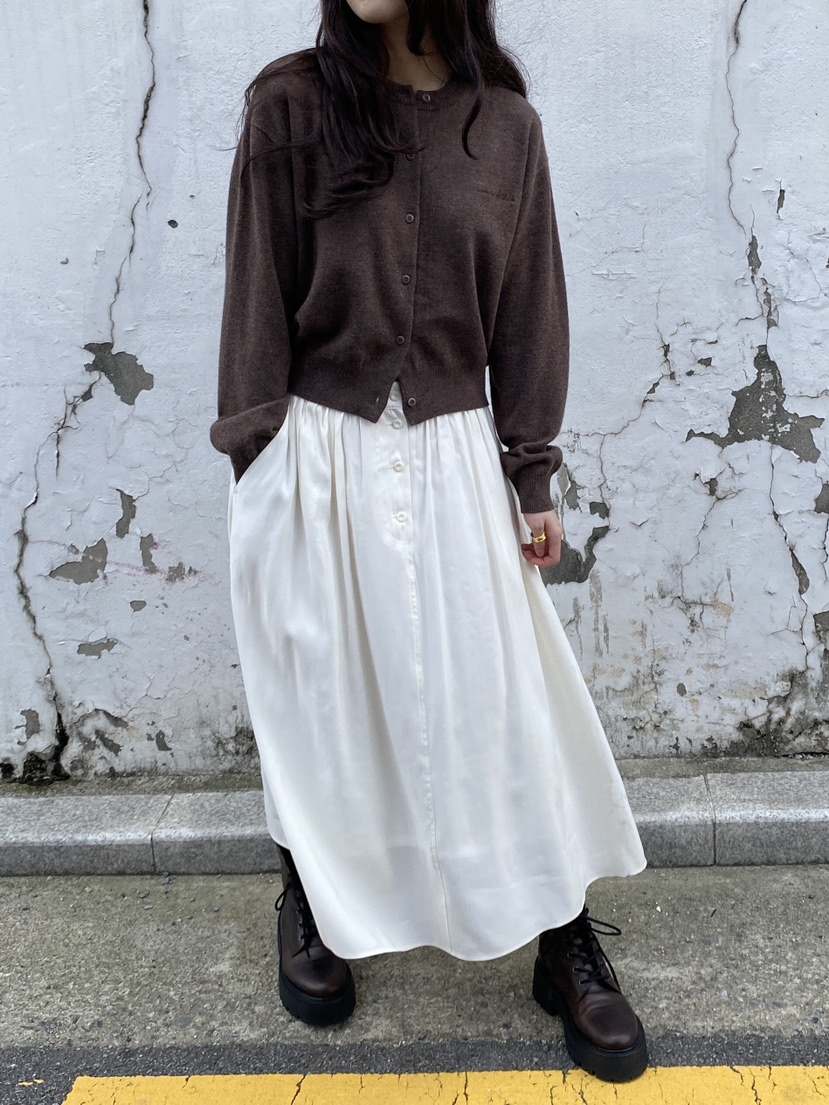 ERUME韓國代購㊣女士新品熱賣人氣時尚職業真品25秋冬推薦長裙ERUME長裙
