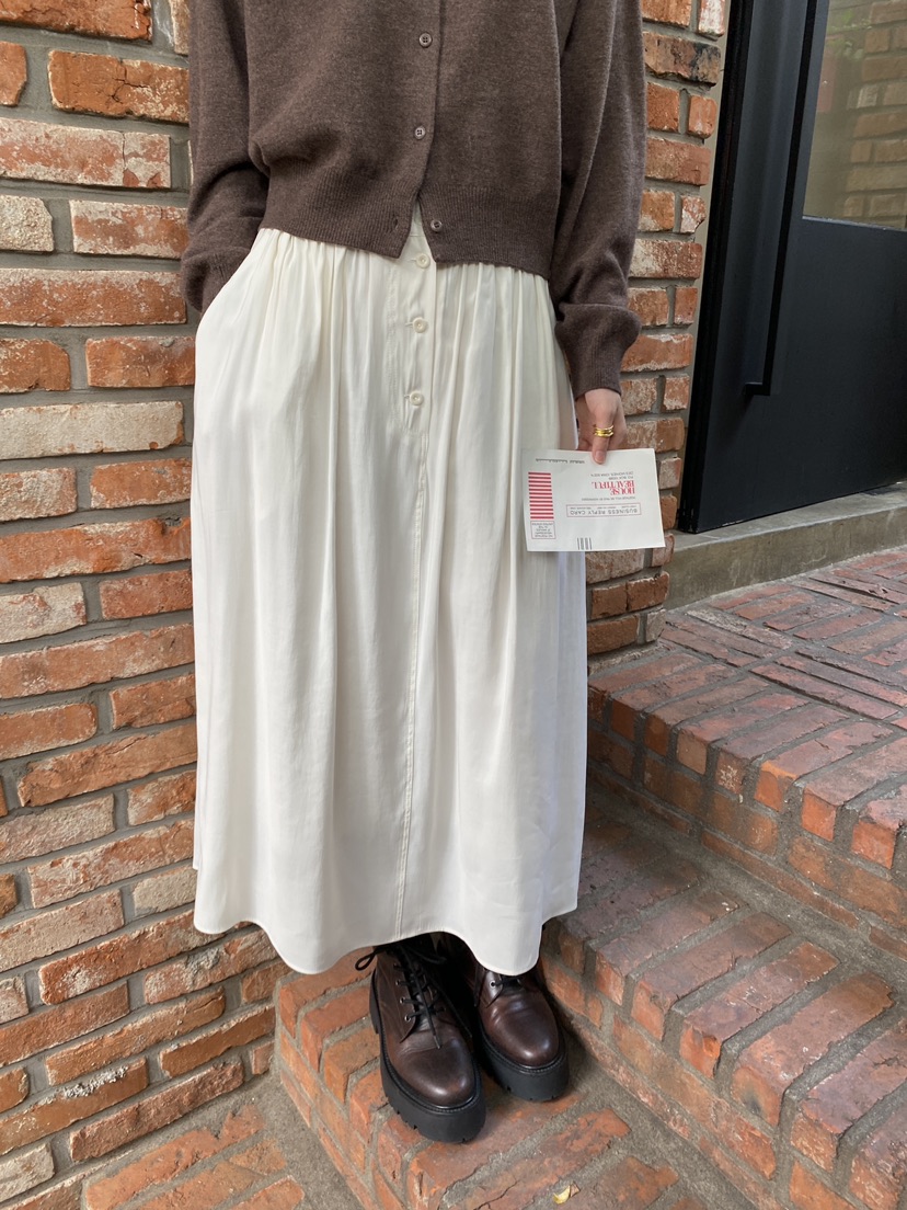ERUME韓國代購㊣女士新品熱賣人氣時尚職業真品25秋冬推薦長裙ERUME長裙