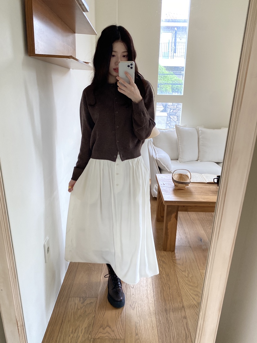 ERUME韓國代購㊣女士新品熱賣人氣時尚職業真品25秋冬推薦長裙ERUME長裙