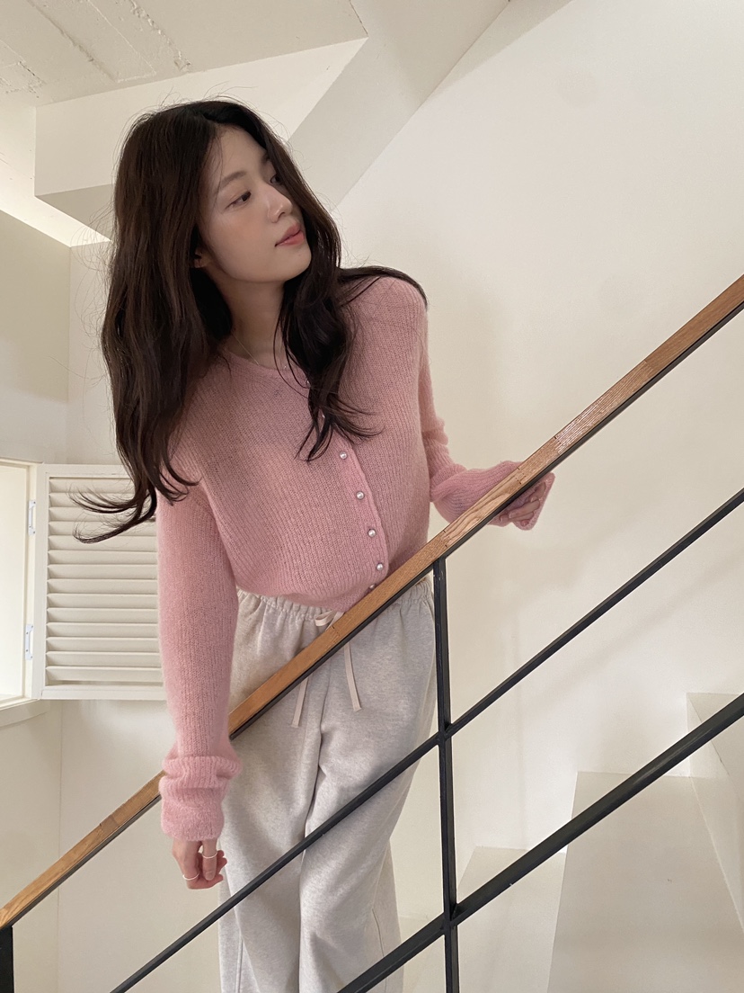 ERUME韓國直郵㊣女裝新款熱賣25秋冬真品職業時尚針織衫馬海毛ERUME針織衫