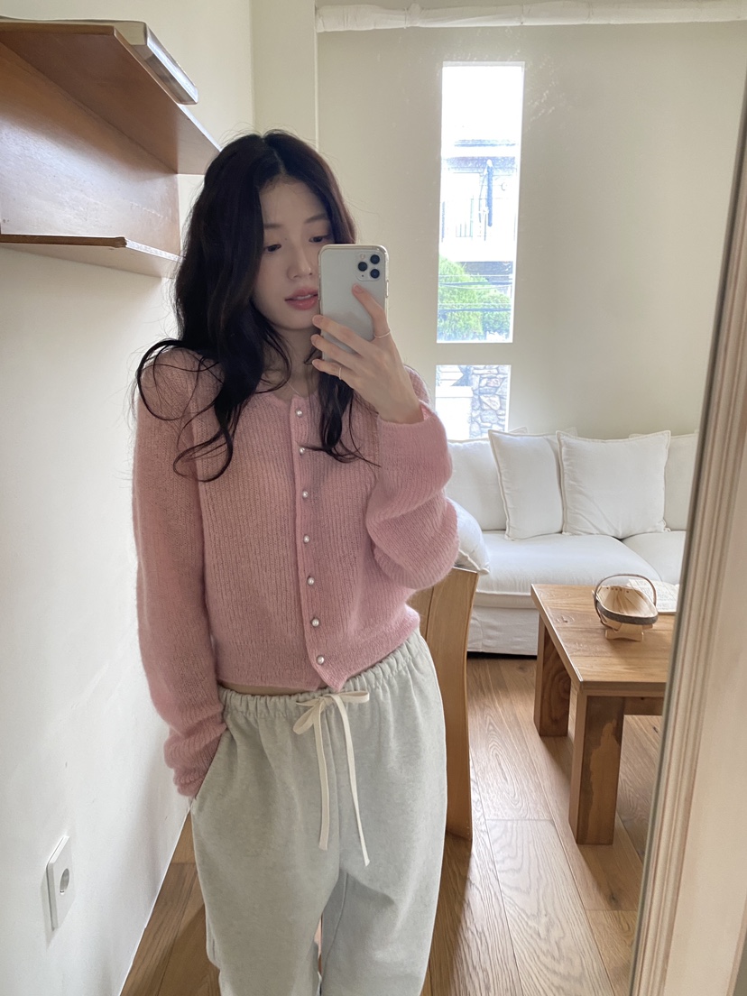 ERUME韓國直郵㊣女裝新款熱賣25秋冬真品職業時尚針織衫馬海毛ERUME針織衫