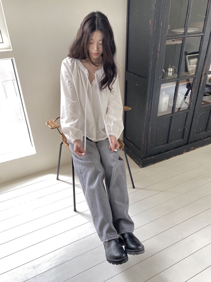 ERUME東大門㊣直郵女裝新品休閑職業25秋冬時尚人氣襯衫蕾絲衫ERUME襯衫/蕾絲衫