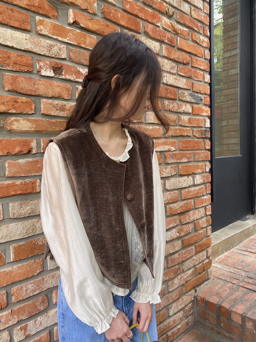 ERUME韓國直郵㊣女士新款時尚25秋冬職業熱賣人氣推薦休閑馬甲ERUME馬甲