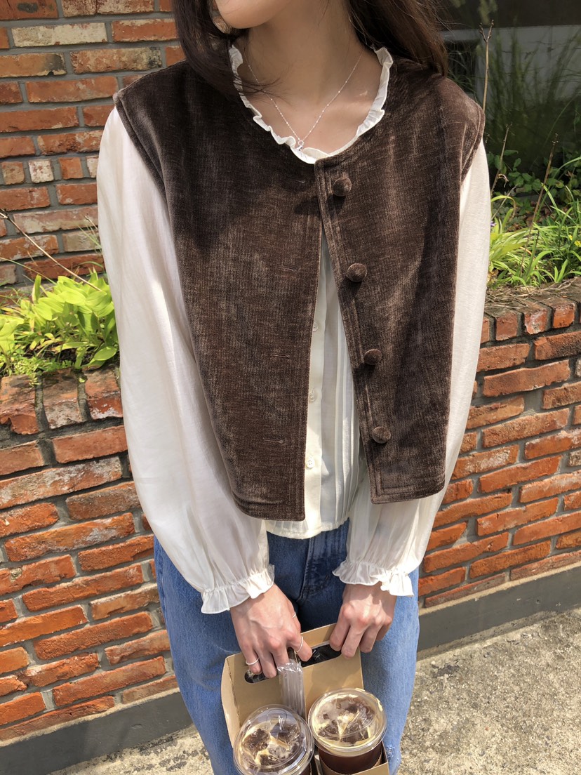 ERUME韓國直郵㊣女士新款時尚25秋冬職業熱賣人氣推薦休閑馬甲ERUME馬甲
