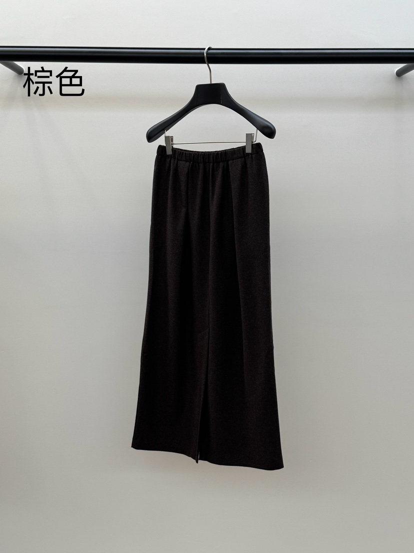 ID東大門㊣實拍女裝新款職業推薦25秋冬休閑熱賣真品長裙羊毛ID長裙圖色2