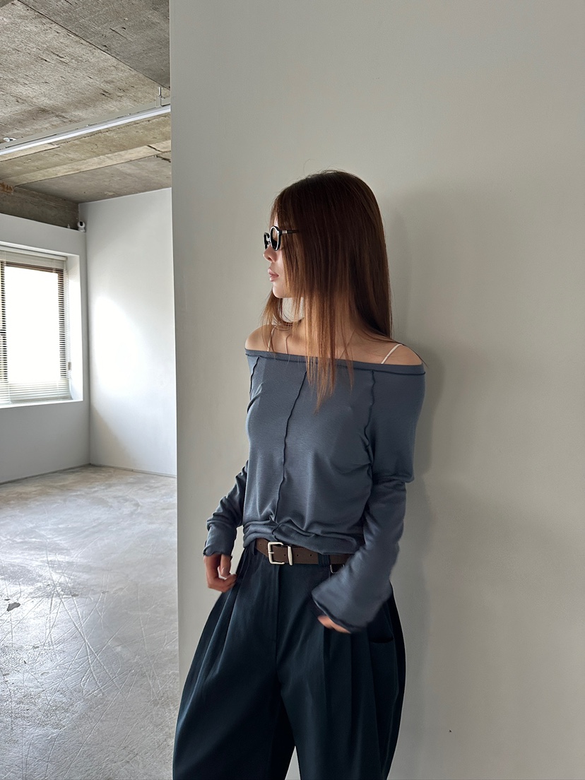 UNBOUND東大門㊣代購女裝新品時尚休閑真品職業25秋冬長袖T恤UNBOUND長袖T恤