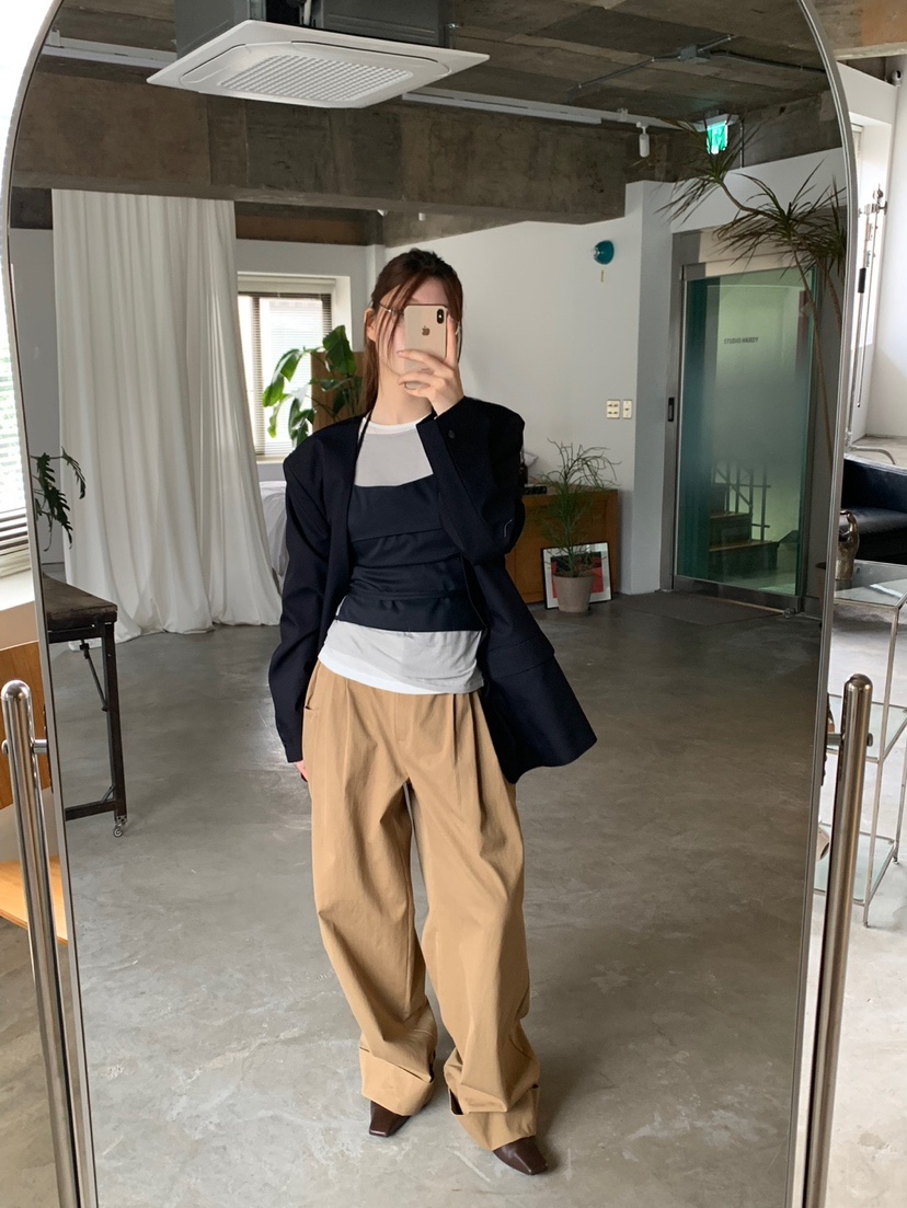 UNBOUND韓國代購㊣女裝新品人氣時尚職業休閑熱賣25秋冬夾克UNBOUND夾克