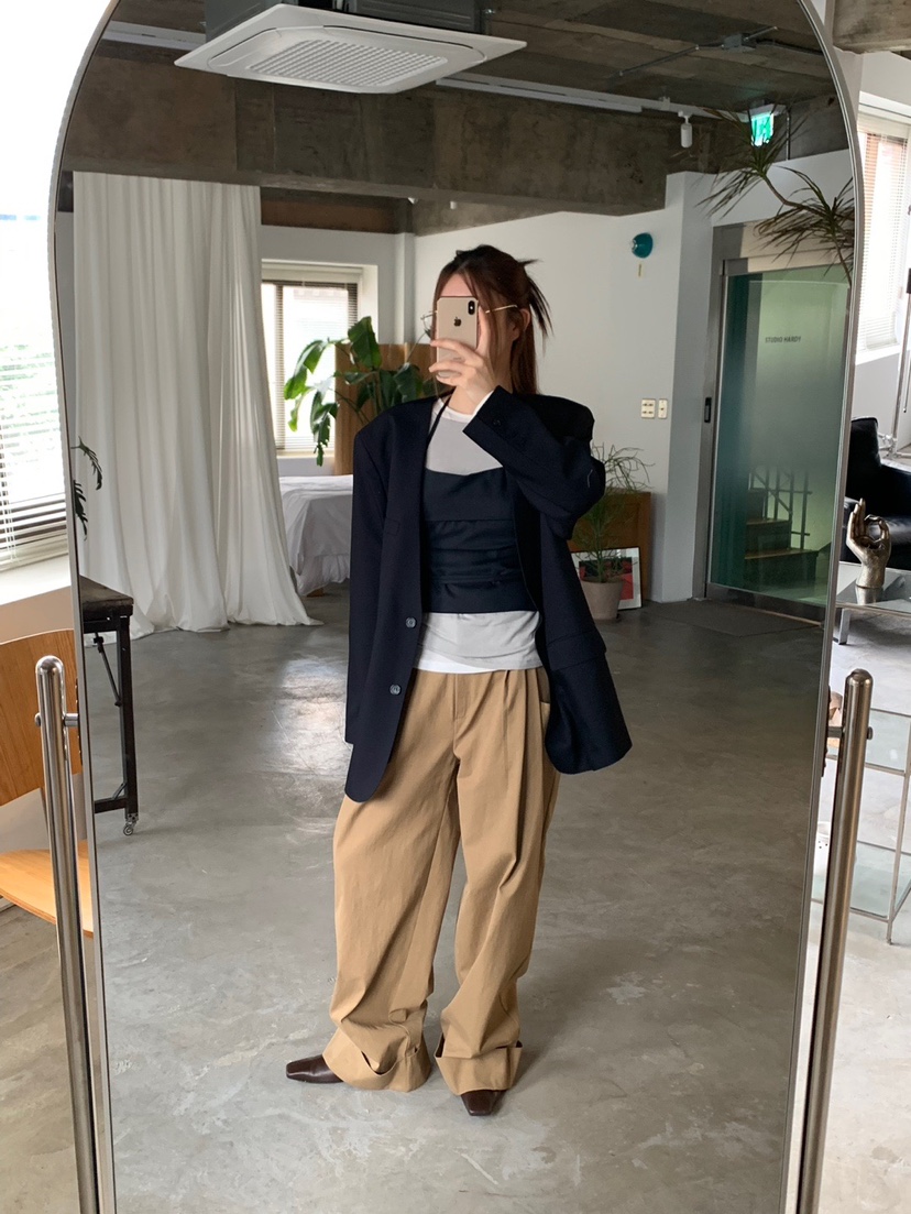 UNBOUND韓國代購㊣女裝新品人氣時尚職業休閑熱賣25秋冬夾克UNBOUND夾克