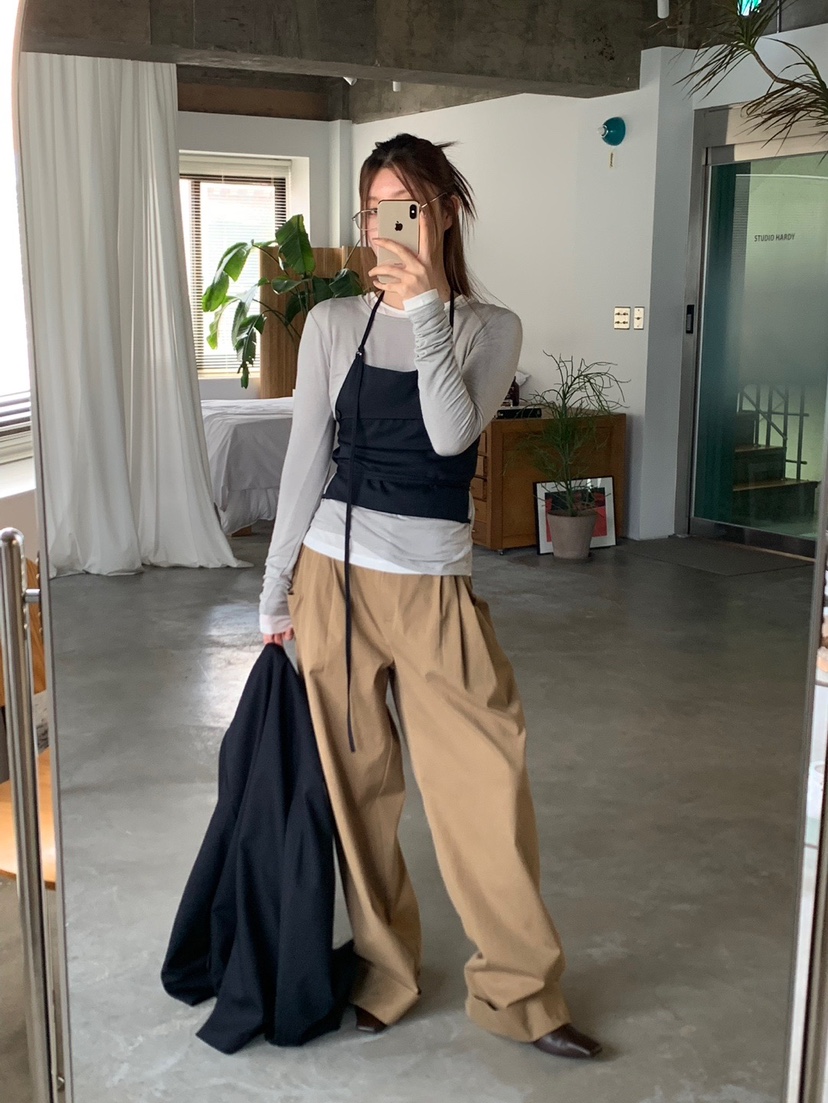 UNBOUND東大門㊣實拍女裝新品休閑推薦職業時尚25秋冬長袖T恤UNBOUND長袖T恤