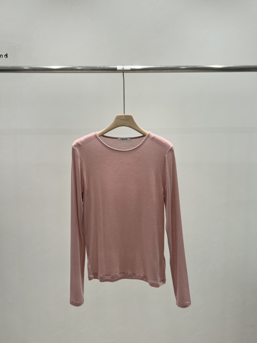 UNBOUND東大門㊣實拍女裝新品休閑推薦職業時尚25秋冬長袖T恤UNBOUND長袖T恤圖色3