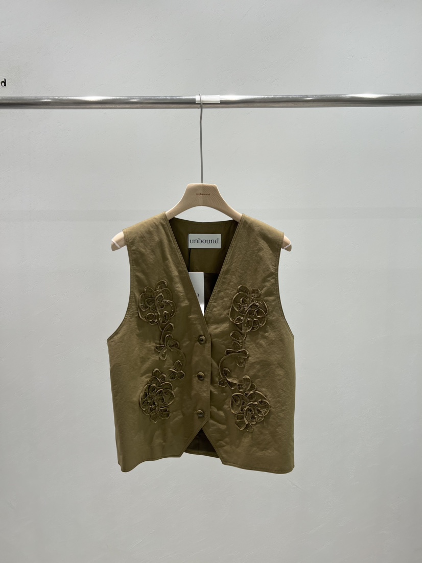 UNBOUND韓國代購㊣女士新款時尚休閑人氣25秋冬熱賣推薦馬甲UNBOUND馬甲圖色2