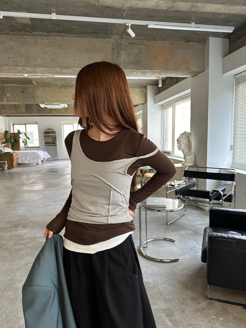 UNBOUND東大門㊣實拍女士新款熱賣休閑真品25秋冬推薦吊帶背心UNBOUND吊帶/背心