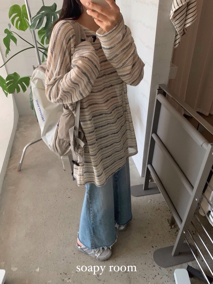 SOAPYROOM東大門㊣代購女裝新款休閑職業人氣推薦時尚長袖T恤SOAPYROOM長袖T恤