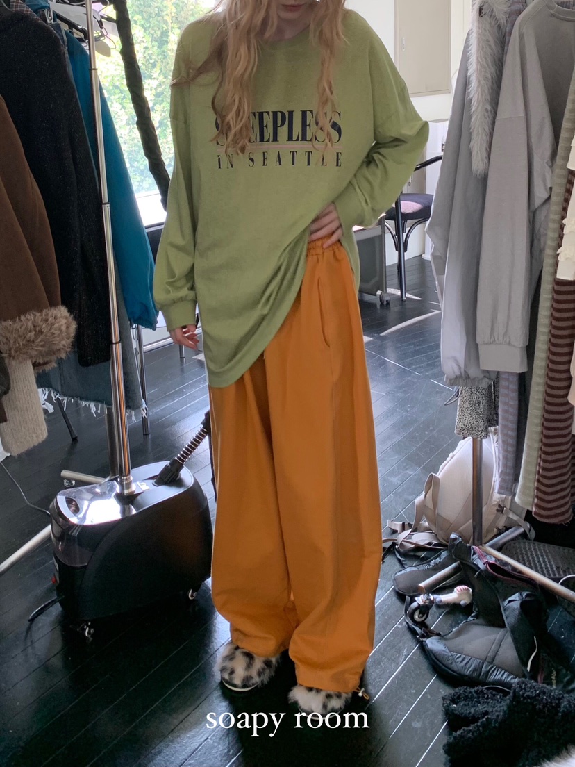 SOAPYROOM東大門㊣代購女裝新款人氣職業25秋冬休閑時尚休閑褲SOAPYROOM休閑褲