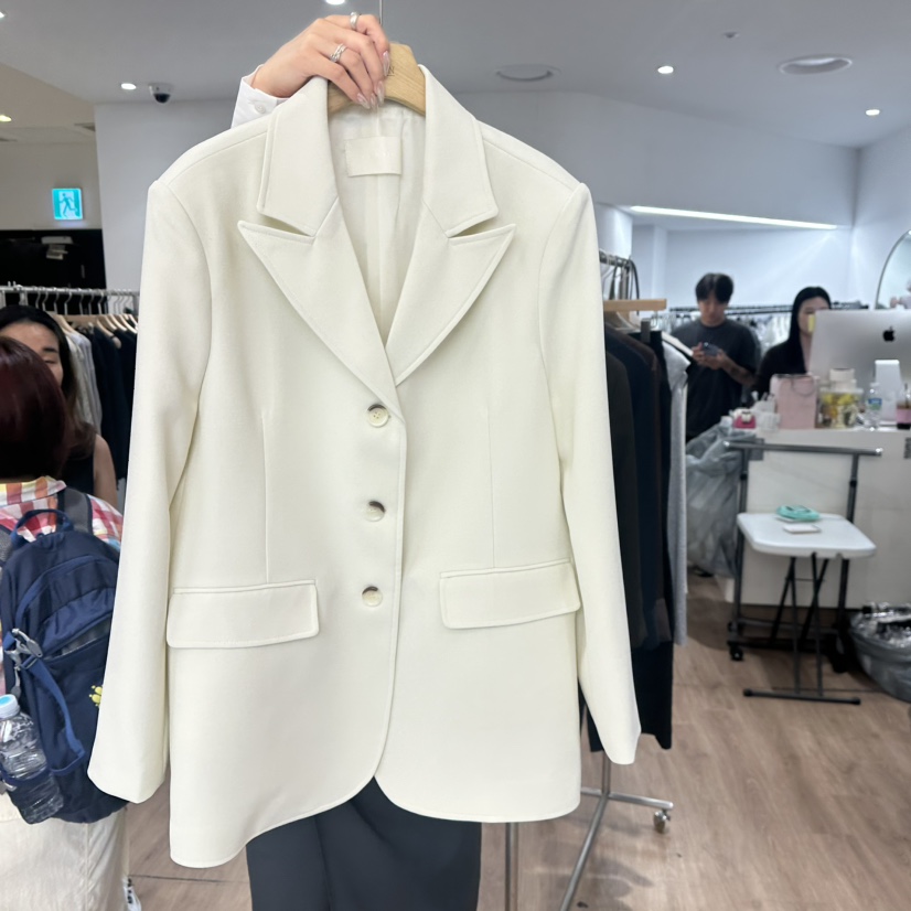 LEWIN韓國代購㊣女裝新款時尚人氣25秋冬熱賣真品職業休閑夾克LEWIN夾克
