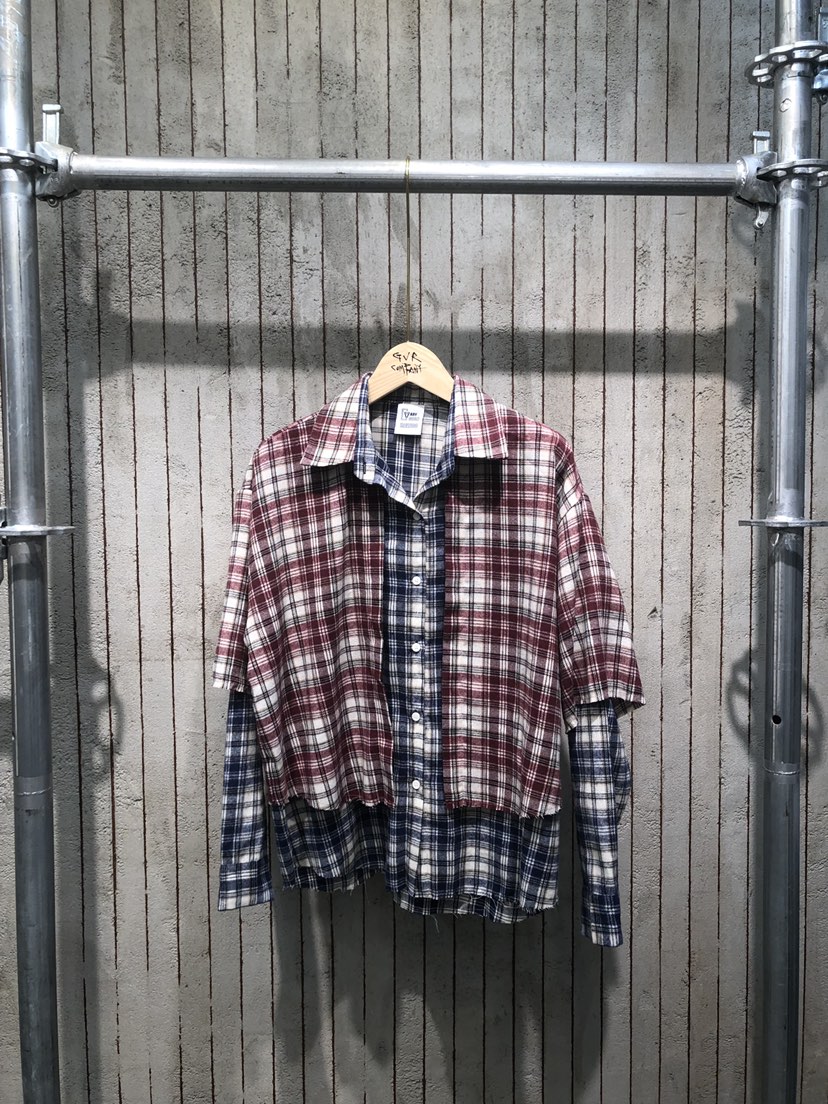 RAWOO東大門㊣直郵女士新品25秋冬真品時尚休閑襯衫蕾絲衫格紋GVR-RAWOO襯衫/蕾絲衫圖色2