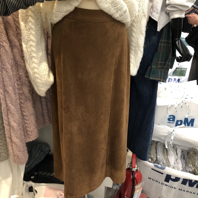 RIVEROOM韓國代購㊣女裝新品推薦熱賣人氣休閑半身裙中短裙RIVEROOM半身裙/中短裙圖色4