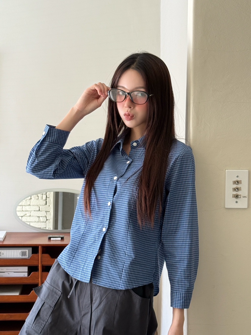 ORDINARYA東大門㊣實拍女士新品真品職業人氣25秋冬襯衫蕾絲衫ROESMMOSS襯衫/蕾絲衫