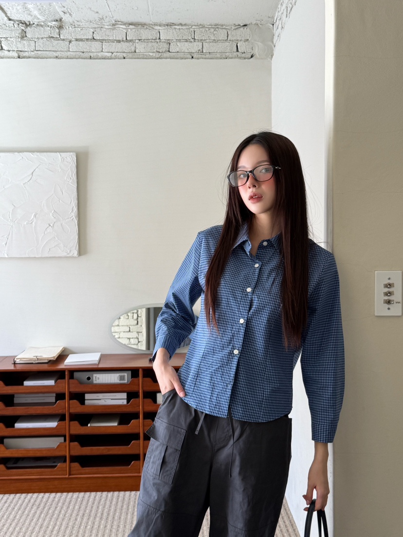 ORDINARYA東大門㊣實拍女士新品真品職業人氣25秋冬襯衫蕾絲衫ROESMMOSS襯衫/蕾絲衫