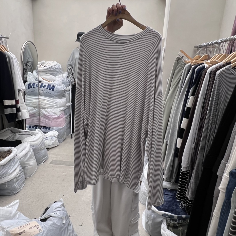 BREEZE東大門㊣實拍女士新品真品職業推薦休閑熱賣時尚長袖T恤BREEZE長袖T恤