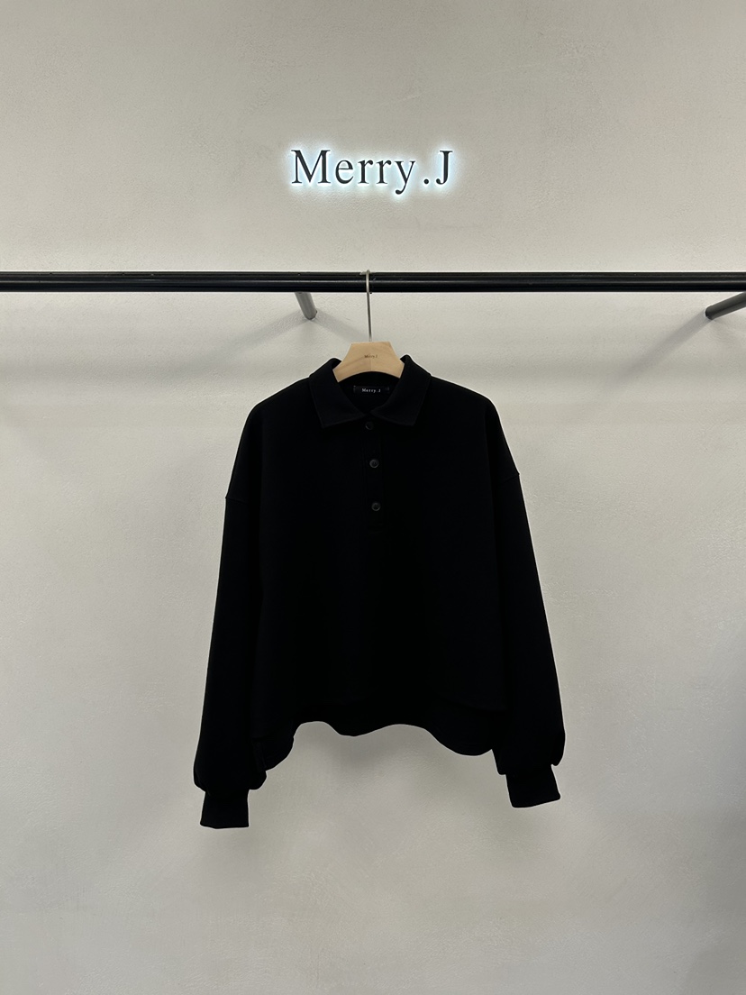 MERRY-J韓國代購㊣女士新品時尚休閑人氣真品職業25秋冬衛衣MERRY-J衛衣圖色2