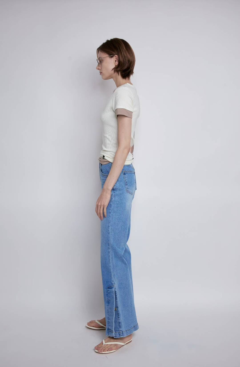 GENTLE B/LOVENTINA東大門㊣代購女裝新款真品25秋冬牛仔褲GENTLE B/LOVENTINA牛仔褲