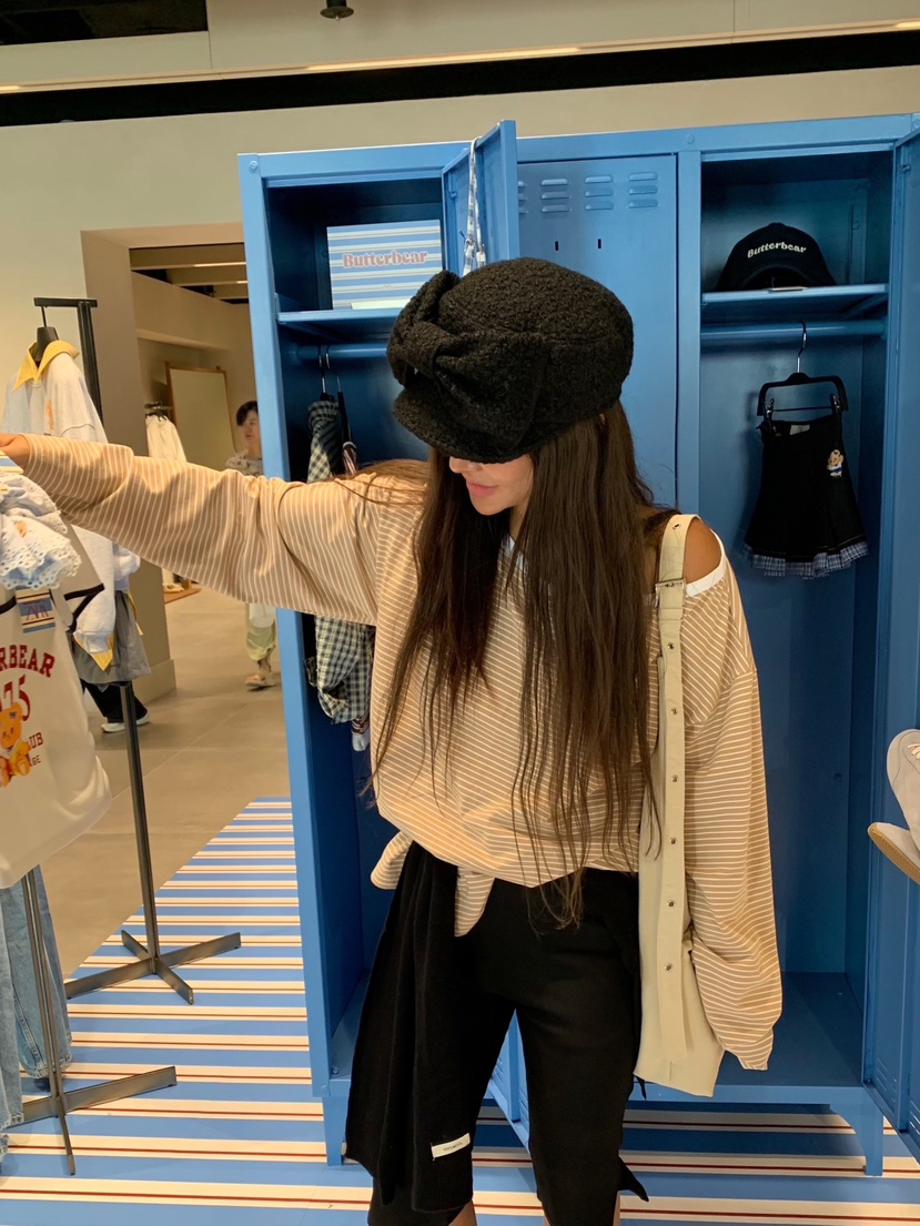 LIKEVAM東大門㊣實拍女裝新款休閑25秋冬時尚真品職業人氣帽子LIKEVAM帽子