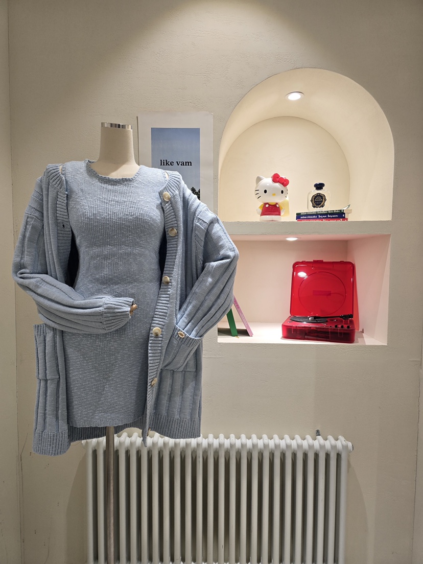 LIKEVAM韓國代購㊣女士新品25秋冬休閑時尚推薦職業熱賣套裝LIKEVAM套裝圖色1