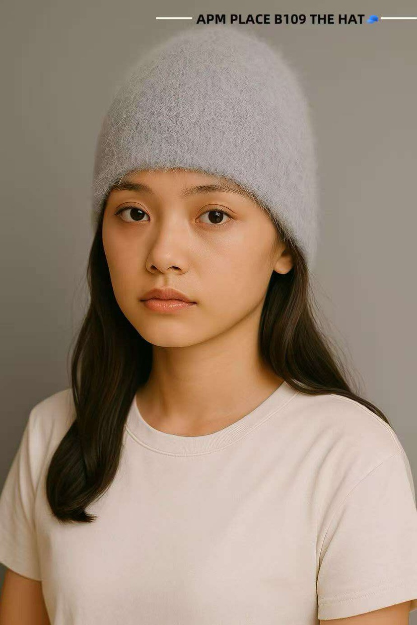 THE HAT-P東大門㊣直郵女士新款25秋冬時尚職業真品帽子毛皮THE HAT帽子圖色2