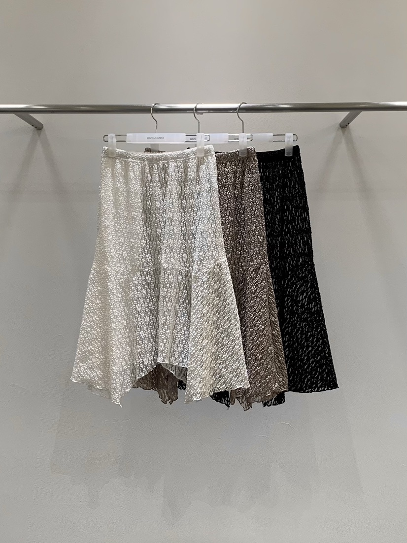 LOVE MOMENT東大門㊣實拍女裝新品25秋冬半身裙中短裙蕾絲LOVE MOMENT半身裙/中短裙
