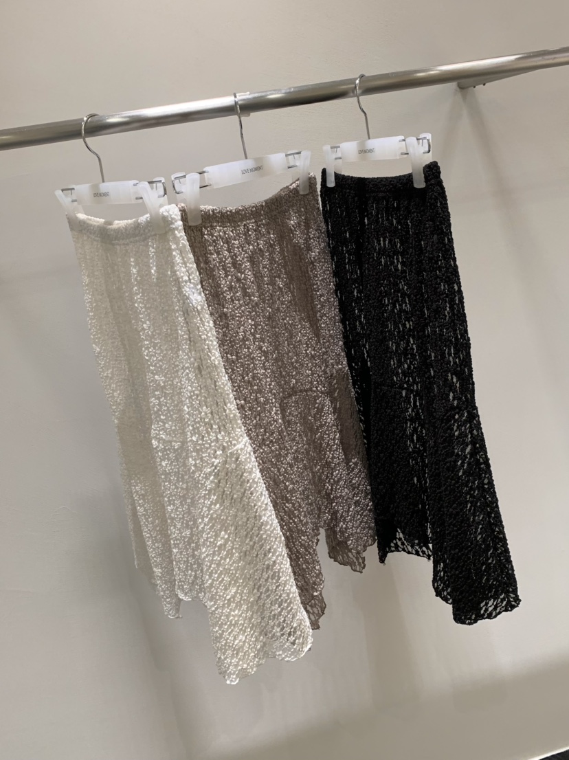 LOVE MOMENT東大門㊣實拍女裝新品25秋冬半身裙中短裙蕾絲LOVE MOMENT半身裙/中短裙