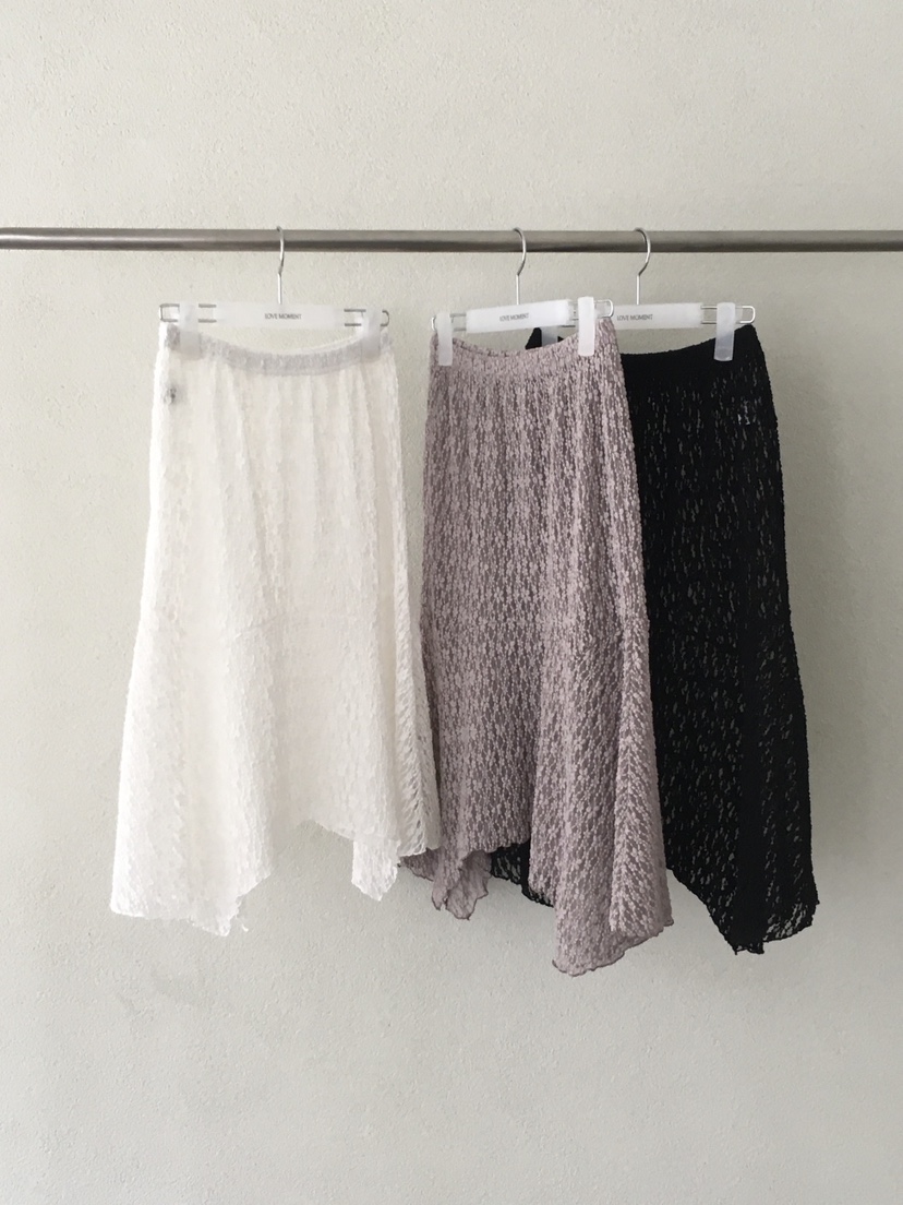 LOVE MOMENT東大門㊣實拍女裝新品25秋冬半身裙中短裙蕾絲LOVE MOMENT半身裙/中短裙