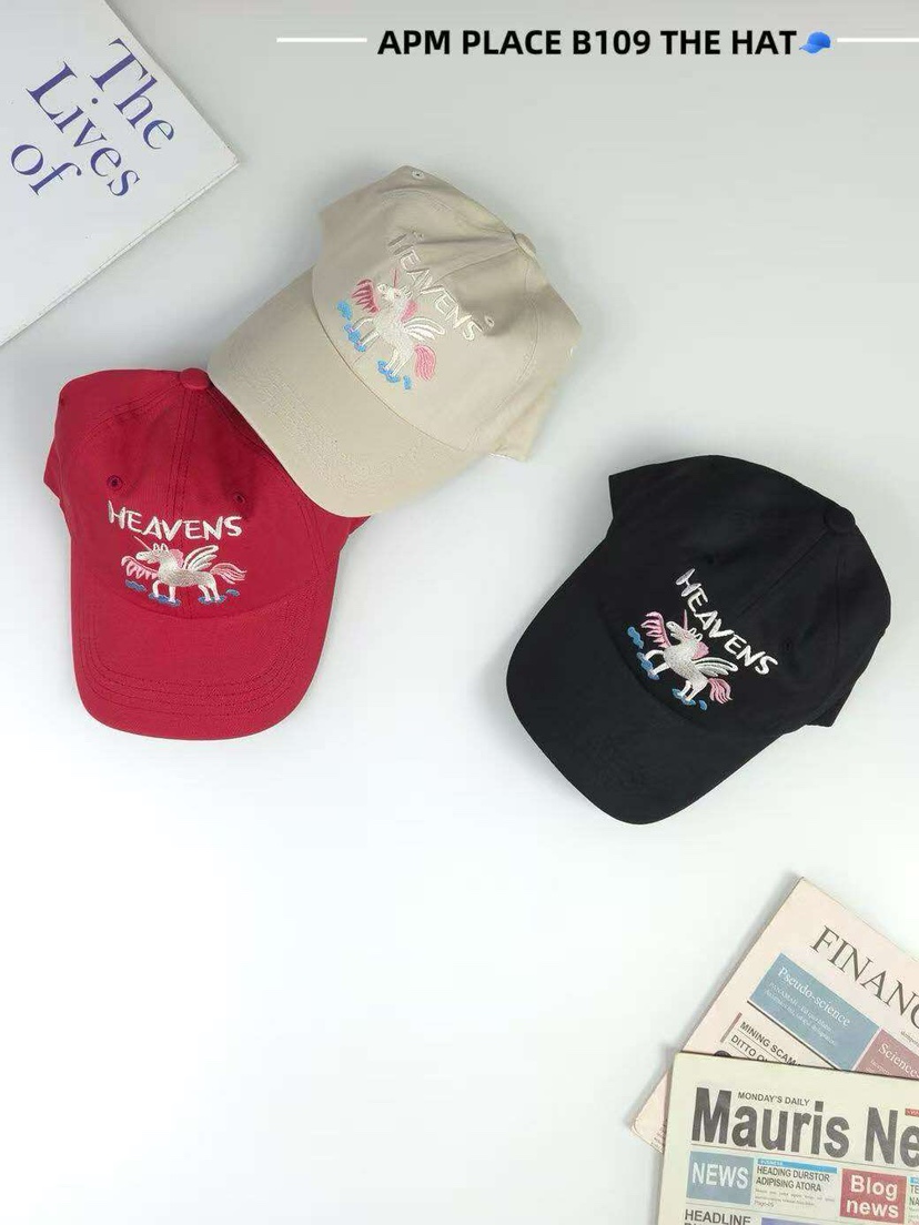 THE HAT-P東大門㊣實拍女士新品時尚職業25秋冬熱賣帽子刺繡THE HAT帽子