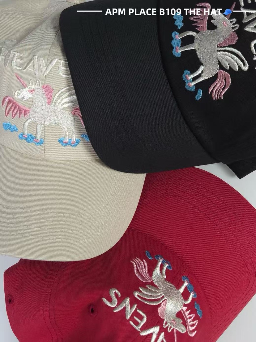 THE HAT-P東大門㊣實拍女士新品時尚職業25秋冬熱賣帽子刺繡THE HAT帽子