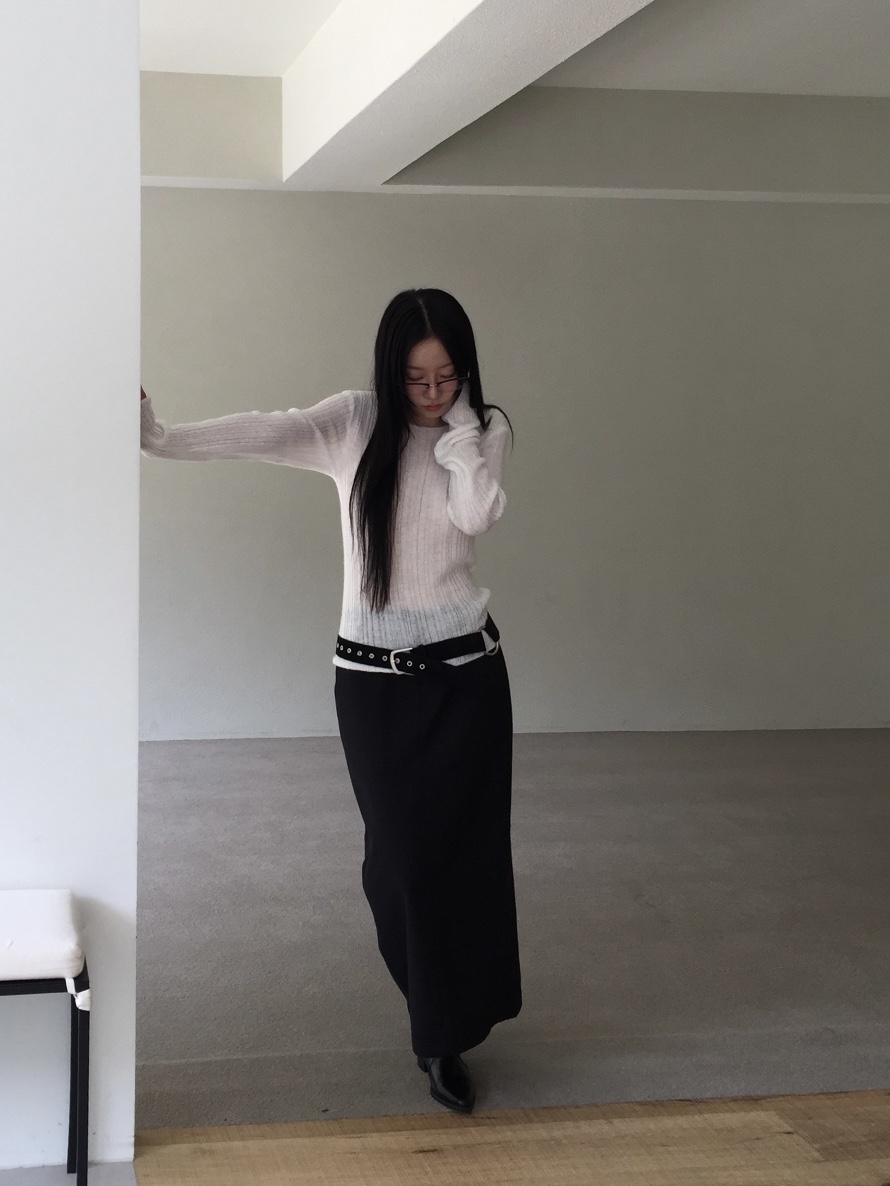 LOVE MOMENT韓國代購㊣女裝新款推薦25秋冬時尚真品長裙超長LOVE MOMENT長裙