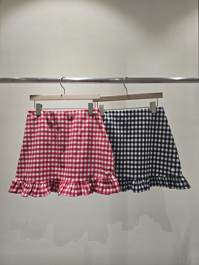 LIKEVAM韓國代購㊣女裝新品人氣25秋冬推薦職業真品短裙格紋LIKEVAM短裙