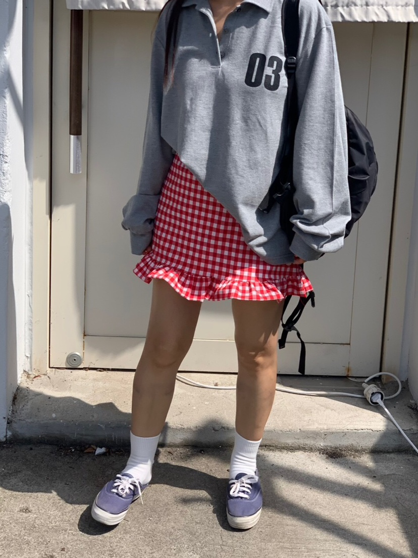 LIKEVAM韓國代購㊣女裝新品人氣25秋冬推薦職業真品短裙格紋LIKEVAM短裙