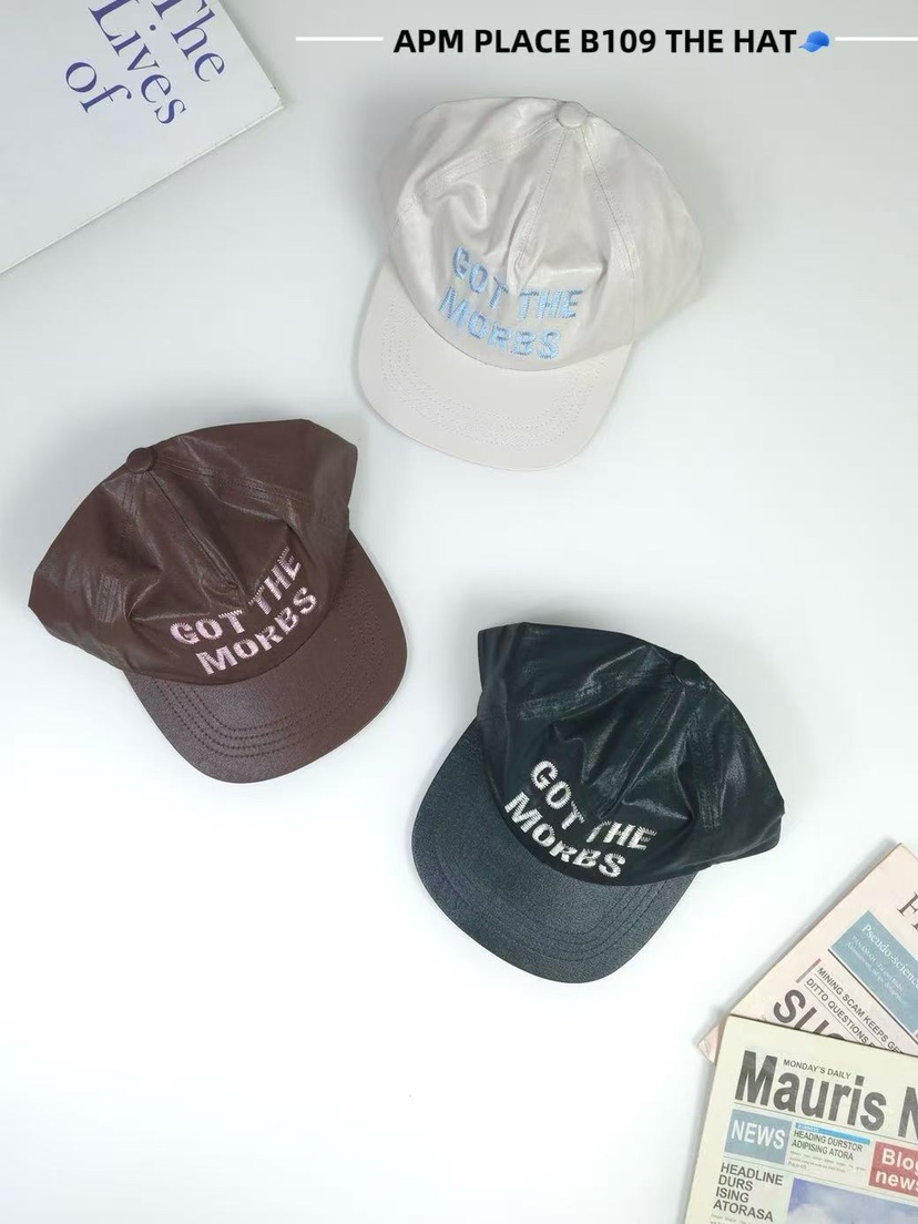 THE HAT-P韓國直郵㊣女士新品推薦25秋冬人氣熱賣帽子皮革THE HAT帽子