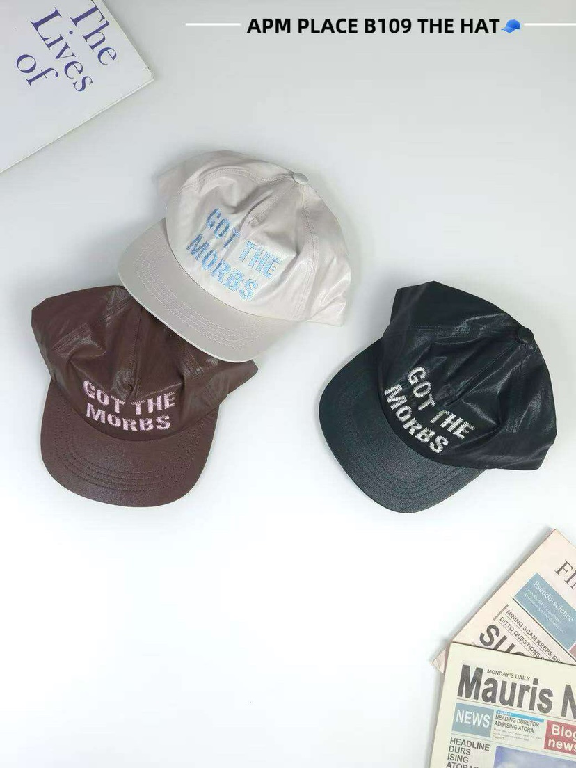 THE HAT-P韓國直郵㊣女士新品推薦25秋冬人氣熱賣帽子皮革THE HAT帽子