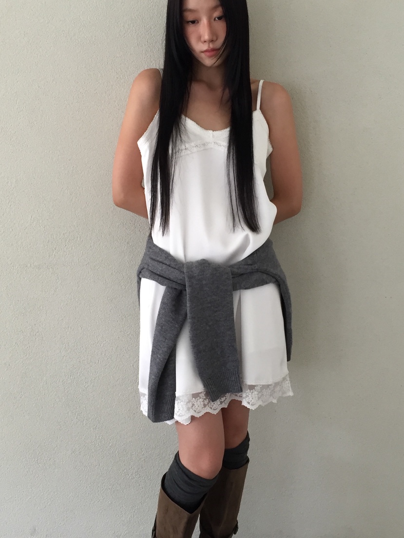 LOVE MOMENT韓國代購㊣女裝新款人氣休閑時尚熱賣連衣裙蕾絲LOVE MOMENT連衣裙