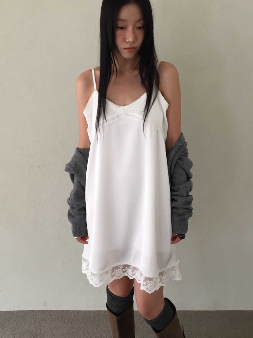 LOVE MOMENT韓國代購㊣女裝新款人氣休閑時尚熱賣連衣裙蕾絲LOVE MOMENT連衣裙