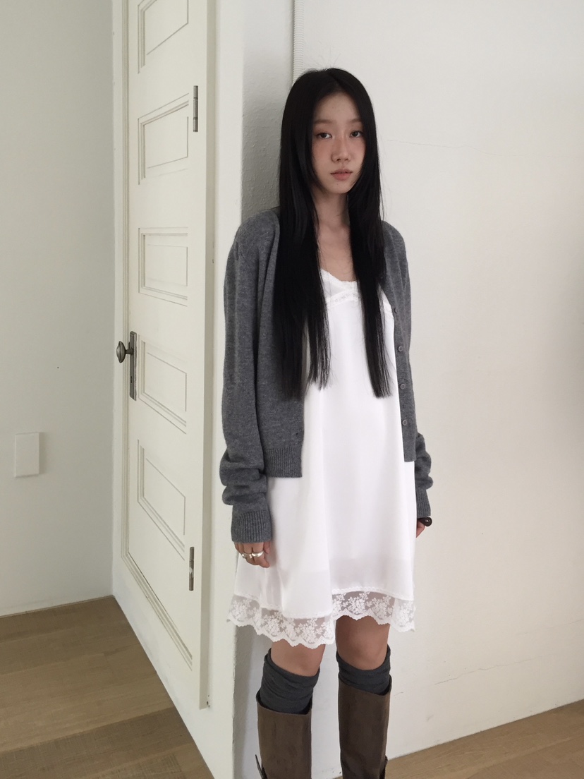 LOVE MOMENT韓國代購㊣女裝新款人氣休閑時尚熱賣連衣裙蕾絲LOVE MOMENT連衣裙