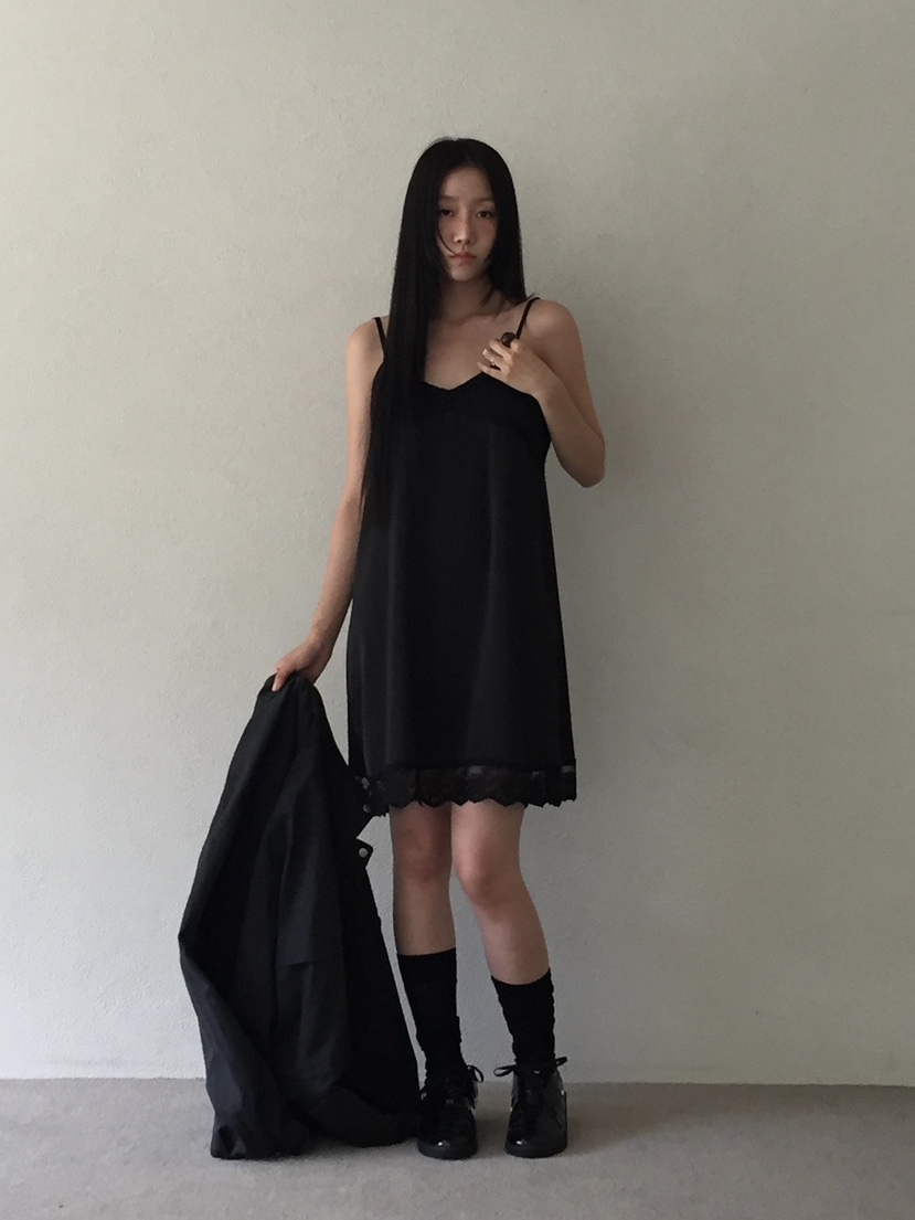 LOVE MOMENT韓國代購㊣女裝新款人氣休閑時尚熱賣連衣裙蕾絲LOVE MOMENT連衣裙