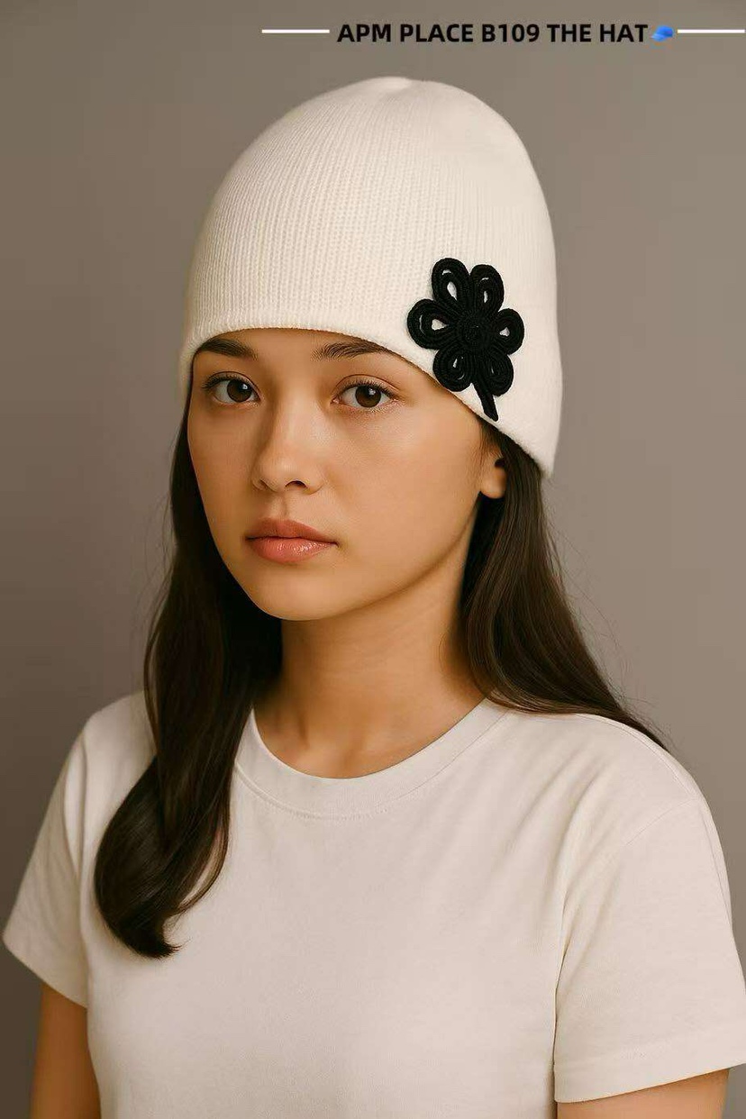 THE HAT-P東大門㊣直郵女裝新款職業真品休閑25秋冬帽子蕾絲花THE HAT帽子