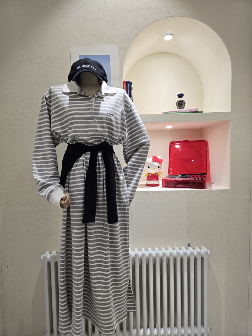 LIKEVAM韓國代購㊣女裝新品真品25秋冬推薦人氣熱賣職業連衣裙LIKEVAM連衣裙