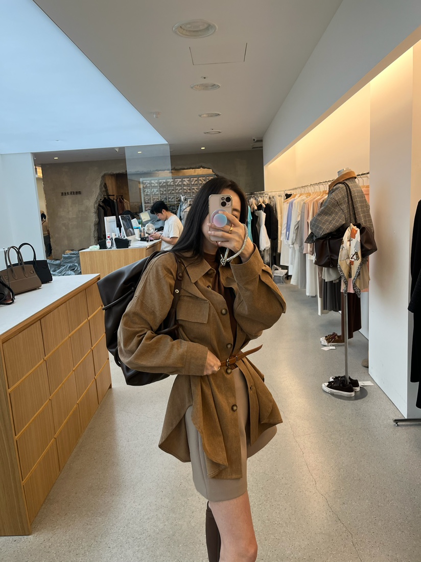 JUJU東大門㊣直郵女士新品職業熱賣襯衫蕾絲衫不含腰帶口袋JUJU襯衫/蕾絲衫